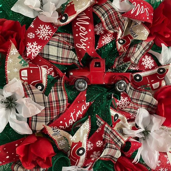 🎀Tree Farm Christmas Wreath - Picture 2 of 2